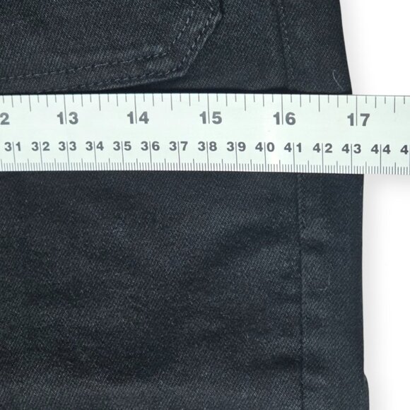 MOTHER The Patch Pocket Insider Flood Jeans Black Size 28 - Picture 3 of 9